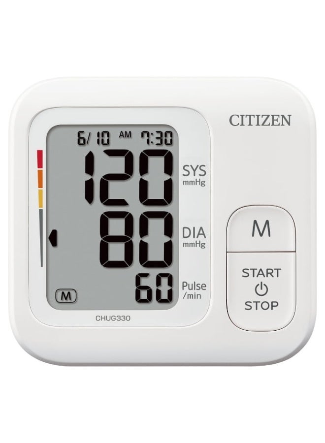 CITIZEN CHUG330 Digital Blood Pressure Monitor with Easy One Touch Operation and Clear Display - Image 2