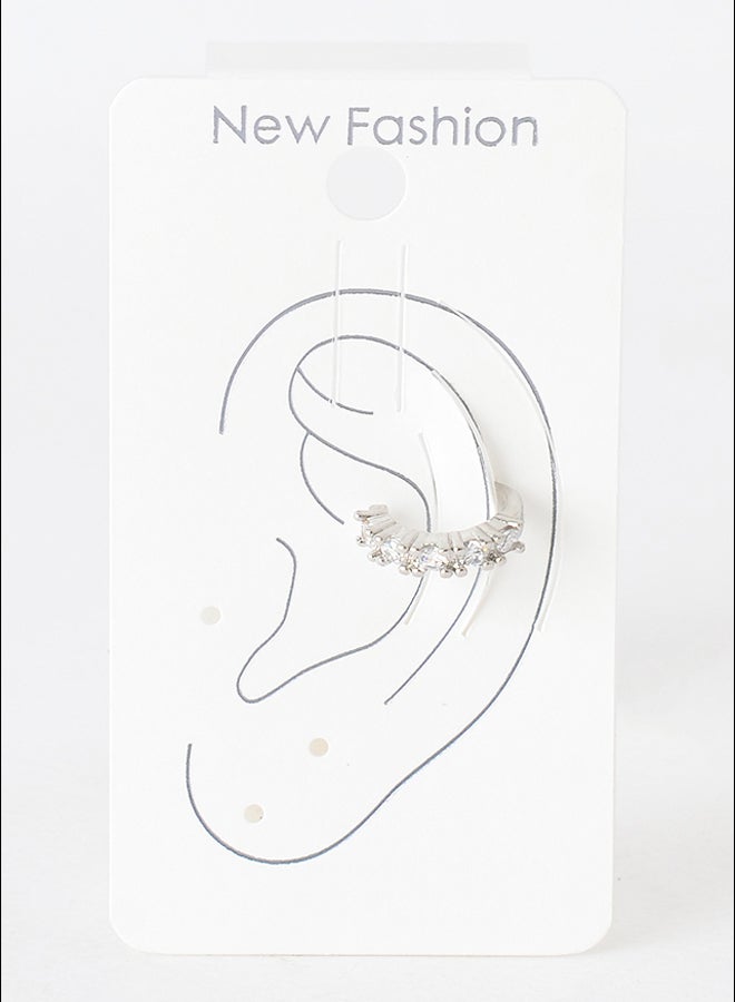 Akher el Ankoud Piercing earrings without piercing with zircon lobes  - Image 1