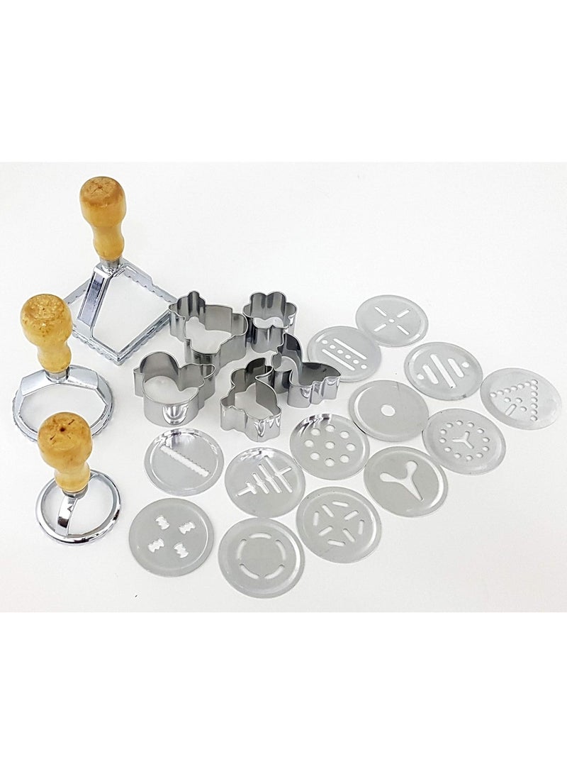 Artc Cookie Maker & Biscuit Press Gun – Premium Stainless Steel Baking Tool Set with Decorative Discs, Icing Tips, and Shaped Cutters – Ideal Gift for Bakers - Image 5