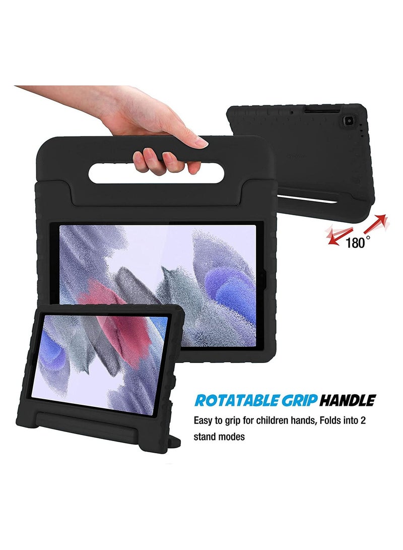 Procases Galaxy Tab A7 Lite 8.7 2021 Kids Case (T220 T225 T227), Shock Proof Convertible Handle Stand Lightweight Kids Friendly Protective Cover for 8.7 inch Galaxy Tab A7 Lite 2021 -Black - Image 4