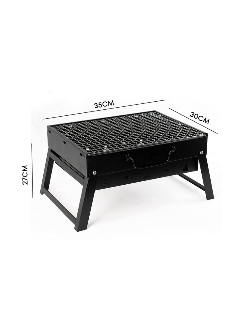 Bisbell Portable Charcoal Grill | Outdoor Metal BBQ Grill 35x27x30 cm | Compact & Durable Barbecue | Model BB2806 - Image 4