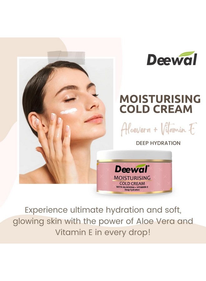 Deewal Deep Moisturizer Cold Cream with Aloe Vera & Vitamin E | Enriched with Glycerin for Soft & Nourished Skin | Face, Hand & Body Cream | Non-Greasy & Instant Hydration - Image 2