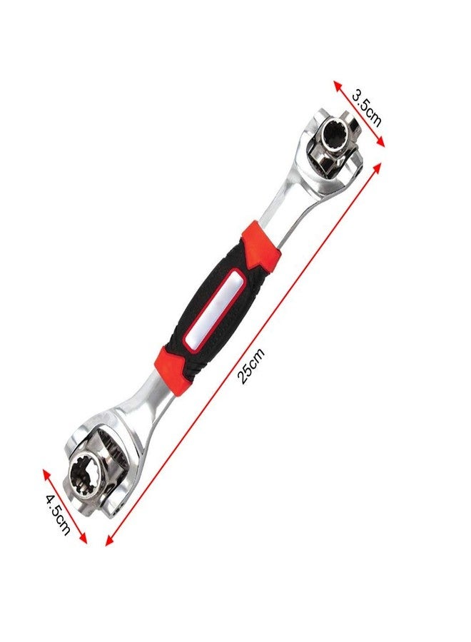 KACHKIT Universal Wrench 48 in 1 Socket Wrench Multifunction Wrench Tool with 360 Degree Rotating Head, Spanner Tool for Home and Car Repair, (Multicolor ; PCS-1) (MORDAN). - Image 2