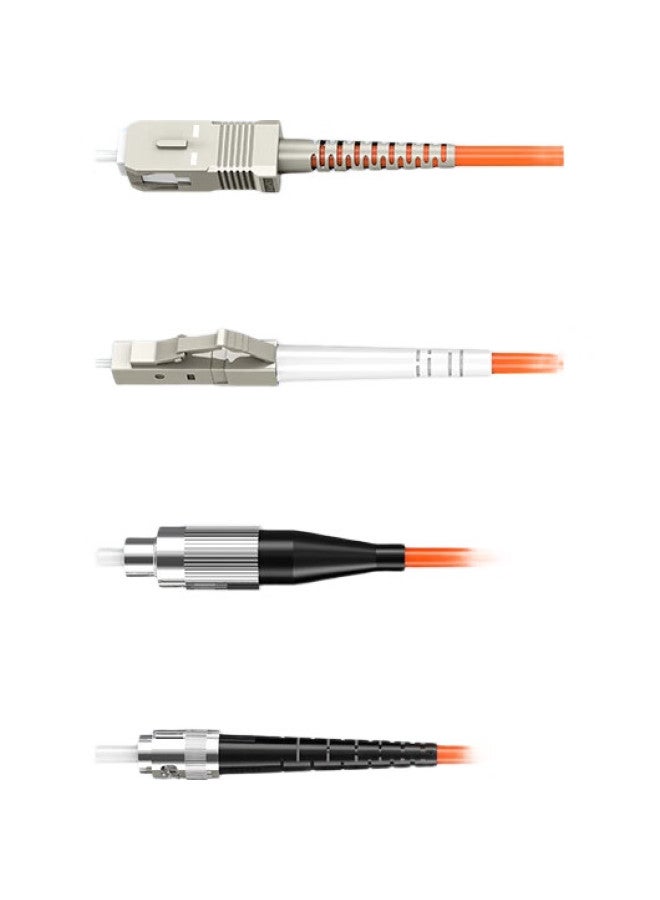 Sk-link Fiber Optic Patch Cable, Lc-sc Gigabit Multi-mode Dual-core Sc-lc Fiber Optic Cable, 2 Data Center Upc Pigtail, 50/125um Low Zero Halogen, 1 Meter, Sk-tx1gmm - Image 1
