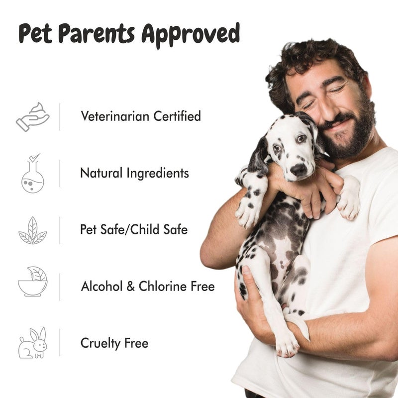 Harrods Bscly Dog Bath Brush | Soft Silicone Bristles Pet Grooming/Bathing & Massage Brushes | Dog & Cat Accessories | Shampoo Dispenser Washing Brush - Pack of 1 (Blue) - Image 5