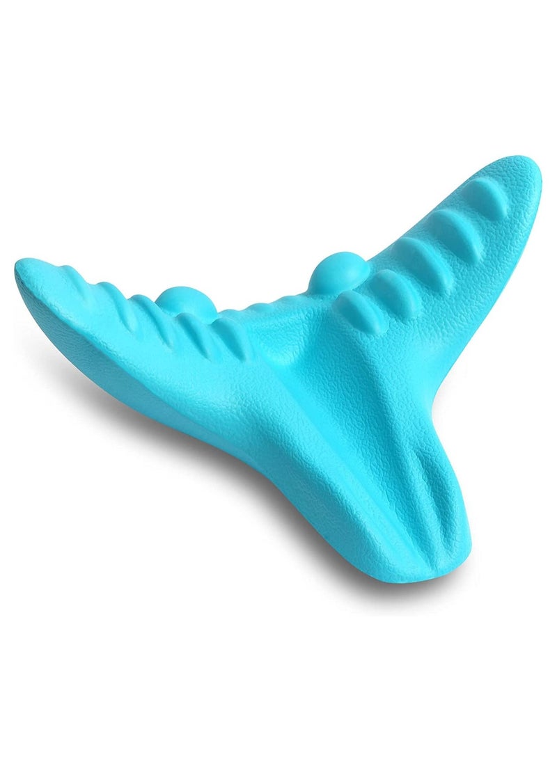 DubaiGallery Massage Pillow Cervical Chiropractic Traction Device Relaxation Neck Shoulder Stretcher for Cervical Spine Alignment Pain Relief - Image 3