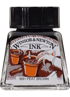 Winsor Newton Drawing Ink 469 Peat Brown 