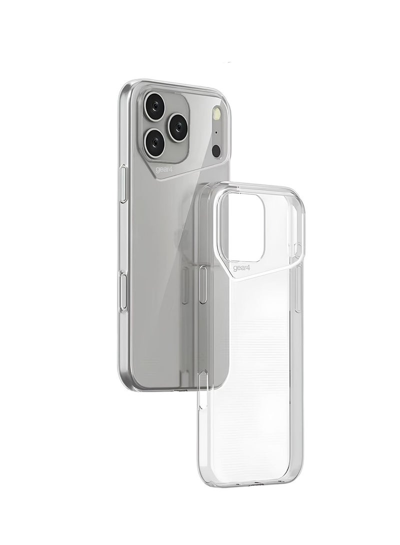 Gear4 Apple iPhone 18 Pro 5G 2026 Gear4 Premium Protection Series Crystal Palace D3O Crystalex Drop Protection Completely Transparent Ultra Hybrid Case Cover (MCTPTN) - Clear - Image 4