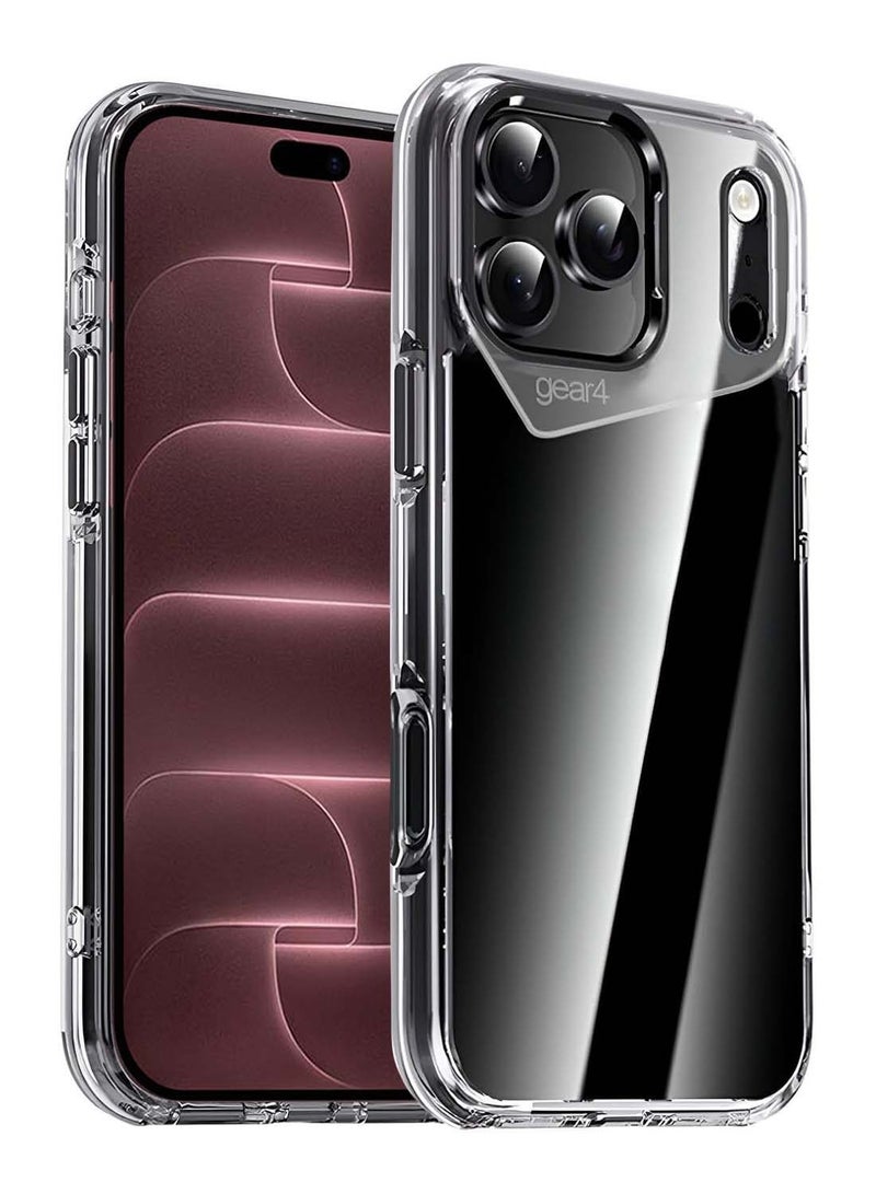 Gear4 Apple iPhone 18 Pro 5G 2026 Gear4 Premium Protection Series Crystal Palace D3O Crystalex Drop Protection Completely Transparent Ultra Hybrid Case Cover (MCTPTN) - Clear - Image 1