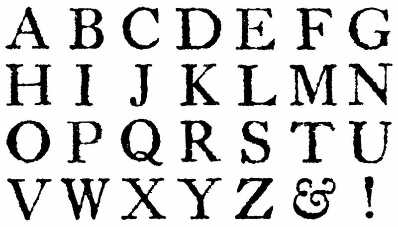 Hero Arts LL929 Wood Sets, Legacy Letters - Image 2