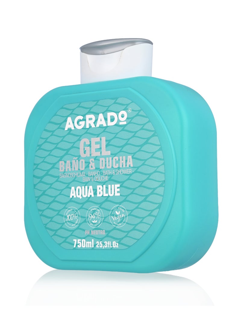 اجرادو جل استحمام أكوا/ 750 مل/ جل استحمام بزبدة الشيا وزيت الأرغان/منتج العناية الشخصية/شاطئي/أكوا - Image 2