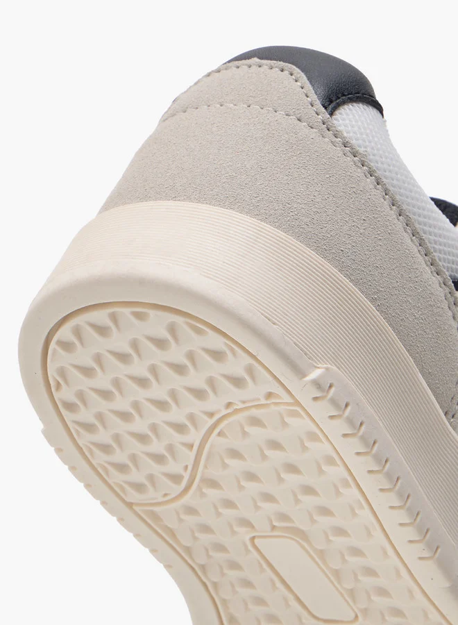 سيد دوتشيني Boys Panelled Sneakers with Hook and Loop Closure