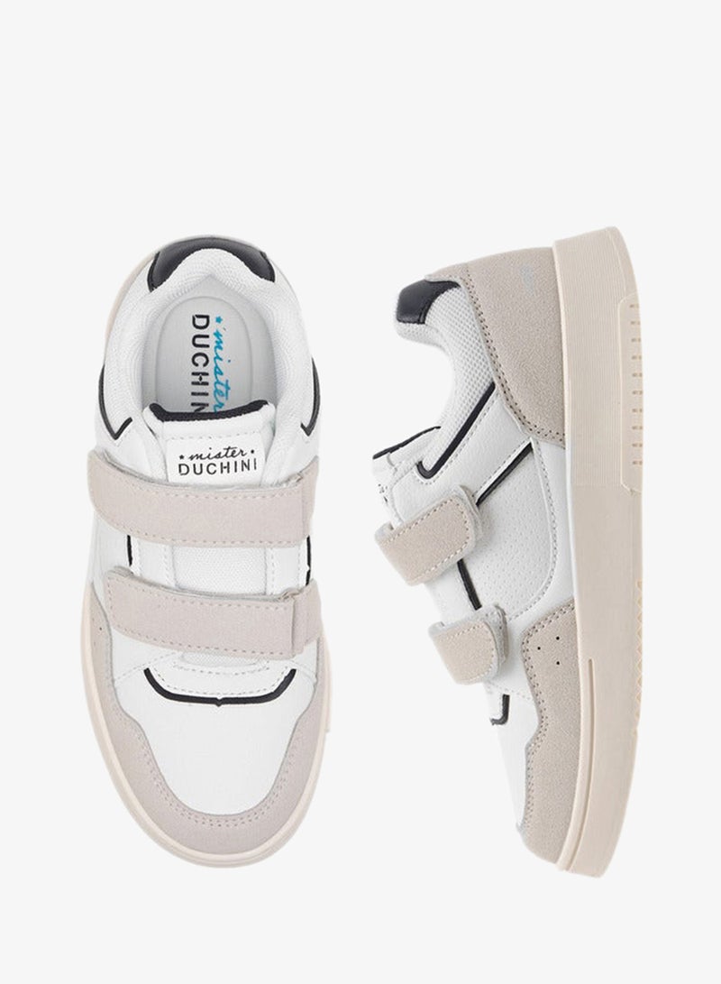سيد دوتشيني أحذية رياضية للأولاد بنعل خارجي بنمط لوحات وإغلاق بشريط لاصق - Image 1