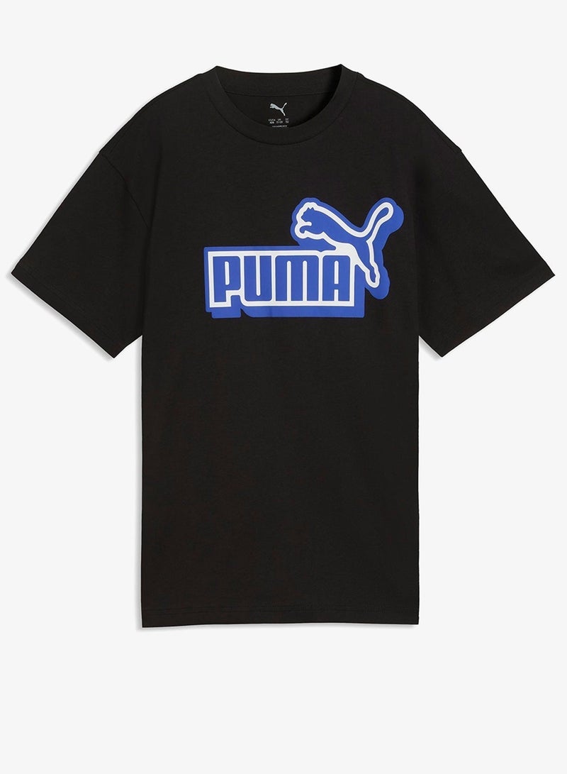 PUMA Youth Essential Logo Graphic T-Shirt - Image 4