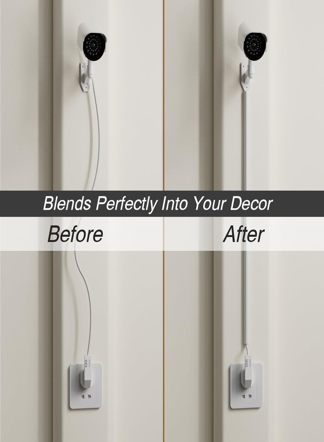 cuysfead 39”TV Cord Hider for Wall Mounted TV, Selfadhesive Wall Cable Hider for 1 Cord, Flexible PVC White Cord Covers Paintable Wire Hiders for Cords on Wall,Babyproof Cable Concealer Raceway Management - Image 5