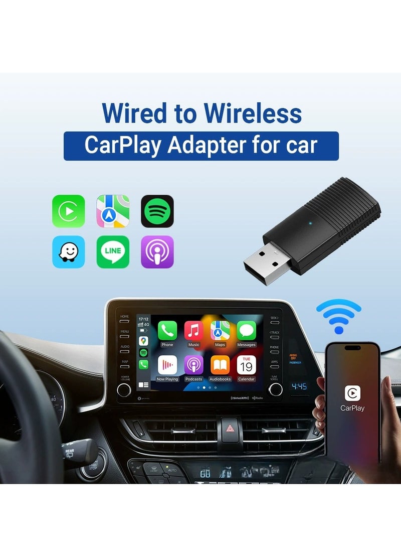 Generic - Wireless CarPlay Android Auto Wireless Adapter Smart Mini Box Plug And Play WiFi Fast Connect Universal - Image 1