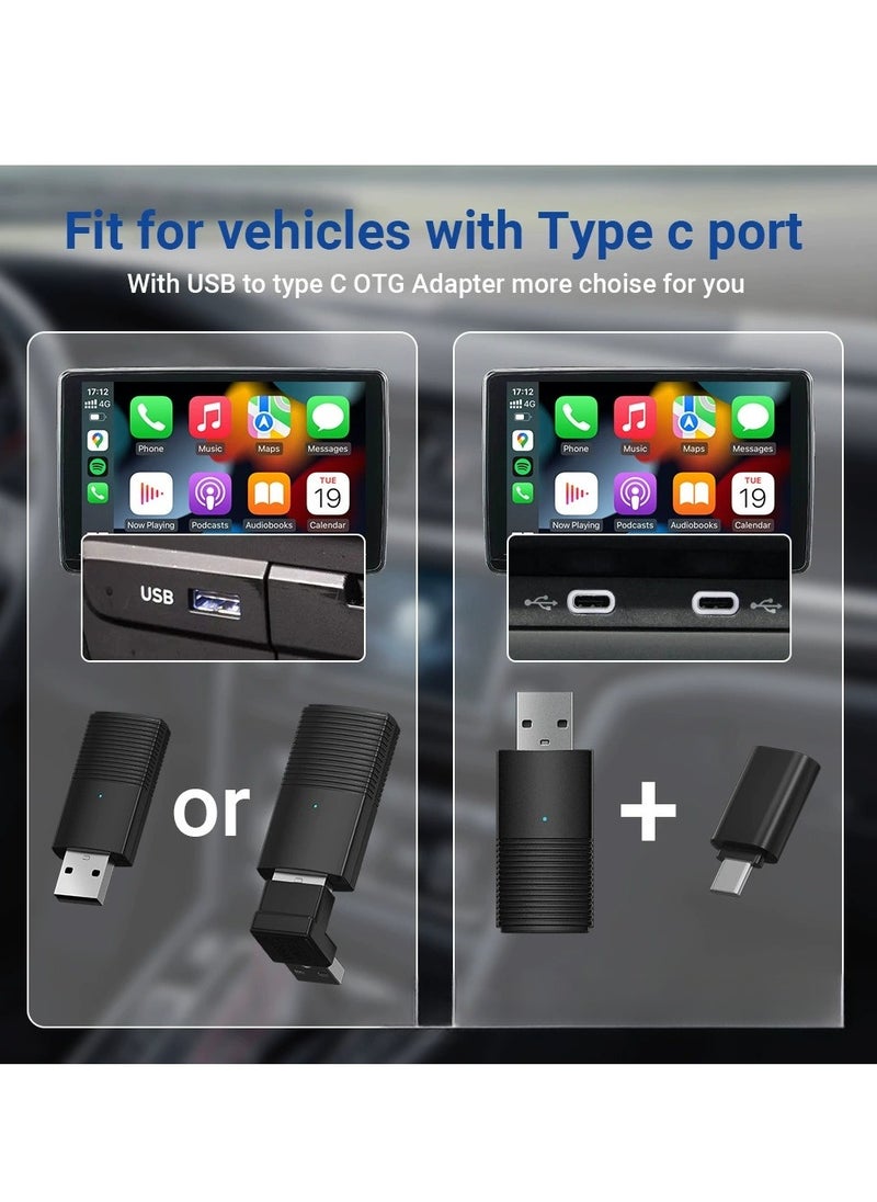 Generic - Wireless CarPlay Android Auto Wireless Adapter Smart Mini Box Plug And Play WiFi Fast Connect Universal - Image 1