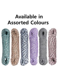Kuber Industries Kuber Industries Cloth Drying Rope | Nylon Synthetic Laundry Line Rope | Laundry Clothesline | Cloth Drying Wire Synthetic Rope | Clothes Drying Line | 20 MTR | Multicolor  - Image 5