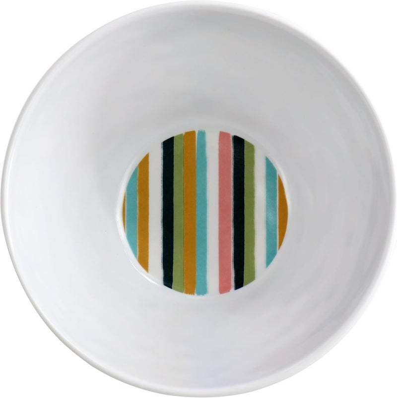 Gibson Home Gibson Home Tropical Sway 12 Piece 6 Inch Melamine Bowl Set in Multi Color Leaf  - Image 5