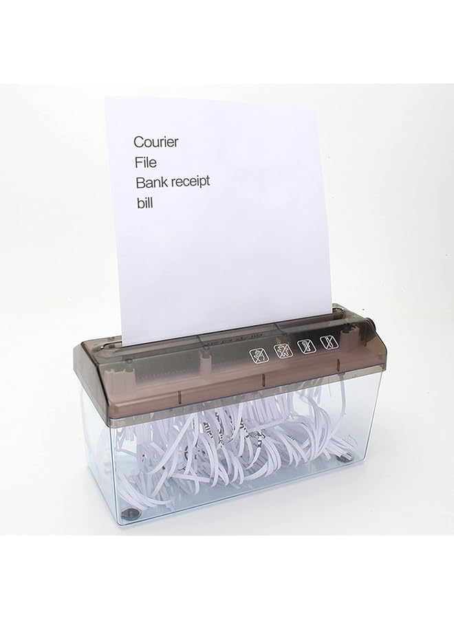 erorex Portable Hand Shredder Mini Paper Shredder Manual Shredder Documents Paper Cutting Tool For Office School Home Desktop Stationery For Paper Bills Receipts - Image 3