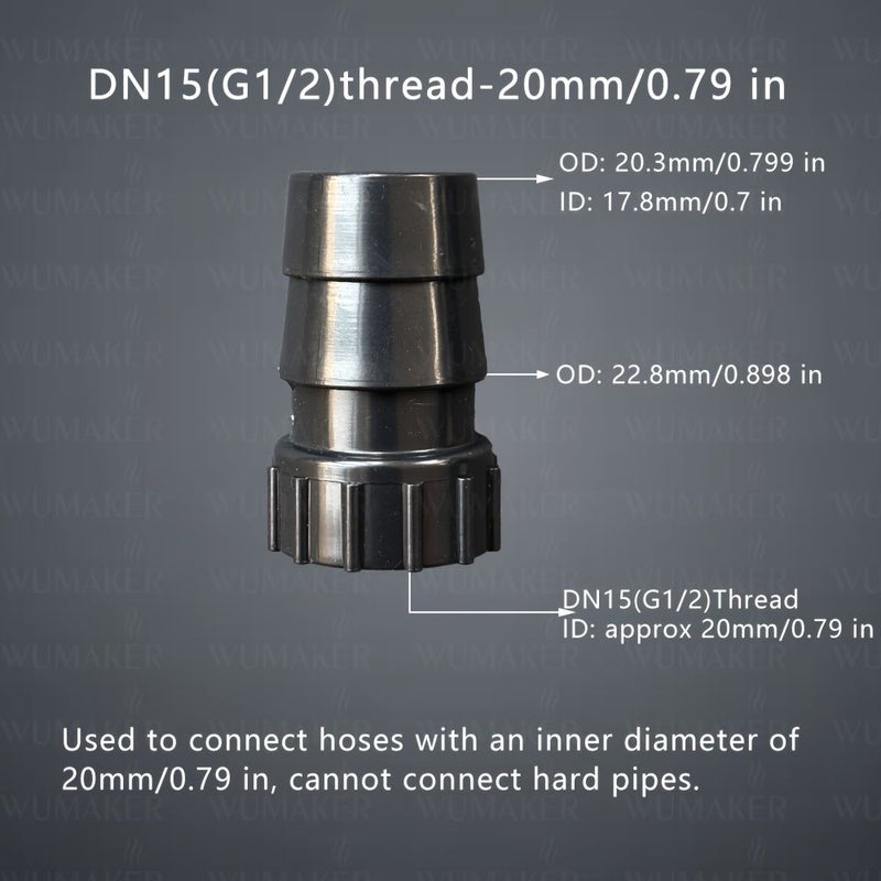 Female Thread Hose Connector G1 2 25mm Female 2PCS Inner Thread Garden Irrigation Barbed Pagoda Joint - Image 3