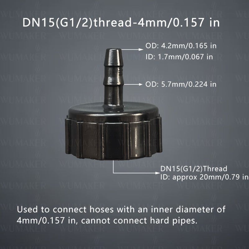 Female Thread Hose Connector G1 2 25mm Female 2PCS Inner Thread Garden Irrigation Barbed Pagoda Joint - Image 4