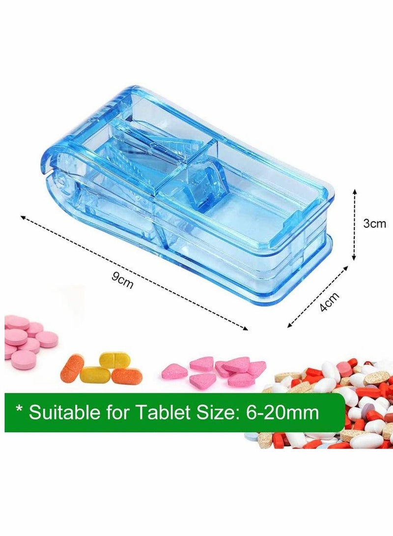 KASTWAVE Splitters Cutters with Grip for Small and Medication Easily Cut s Splitter Cutter and Crusher Travel Medicine Box Travel Cutter Splitter - Image 4