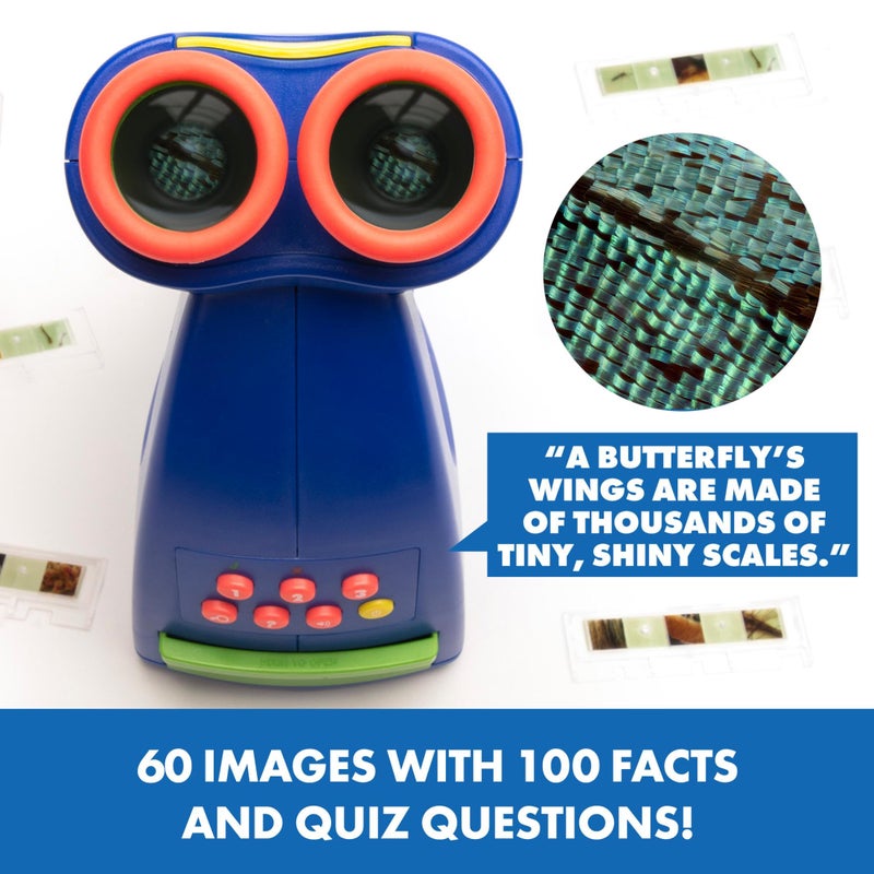 Educational Insights GeoSafari Jr. Talking Kids Microscope, Preschool STEM Toy, Featuring Bindi Irwin, Microscope for Kids, Gift for Toddlers Ages 3+ - Image 3