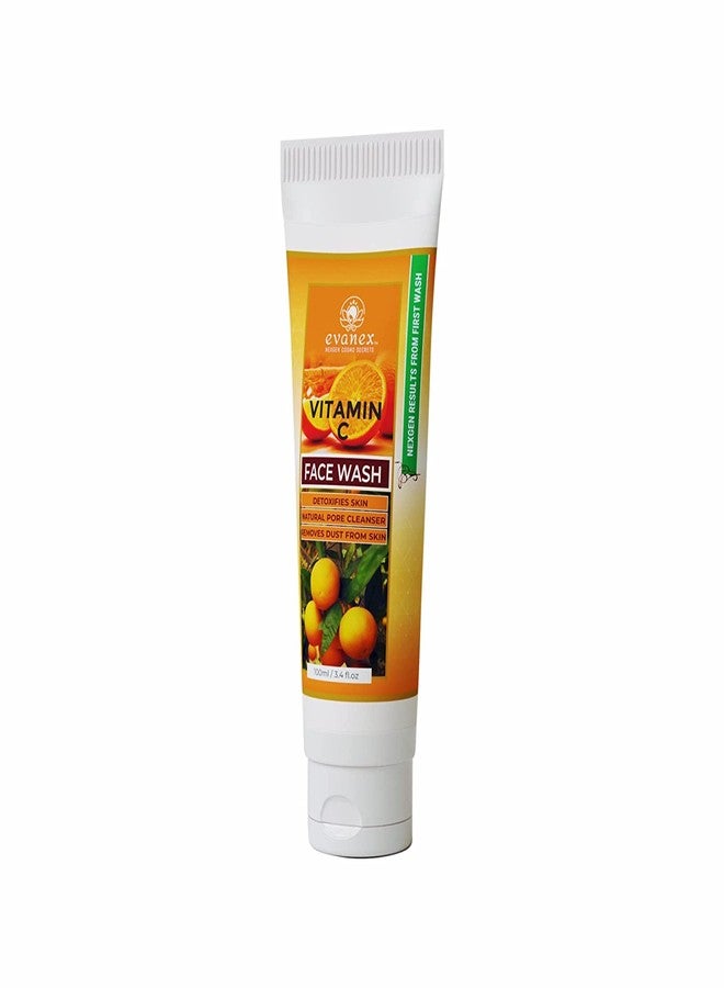 Evanex Nexgen Vitamin C Facewash Packed With Powerful Natural Ingredients that Combat Acne and Oily Skin! 200ml - Image 1