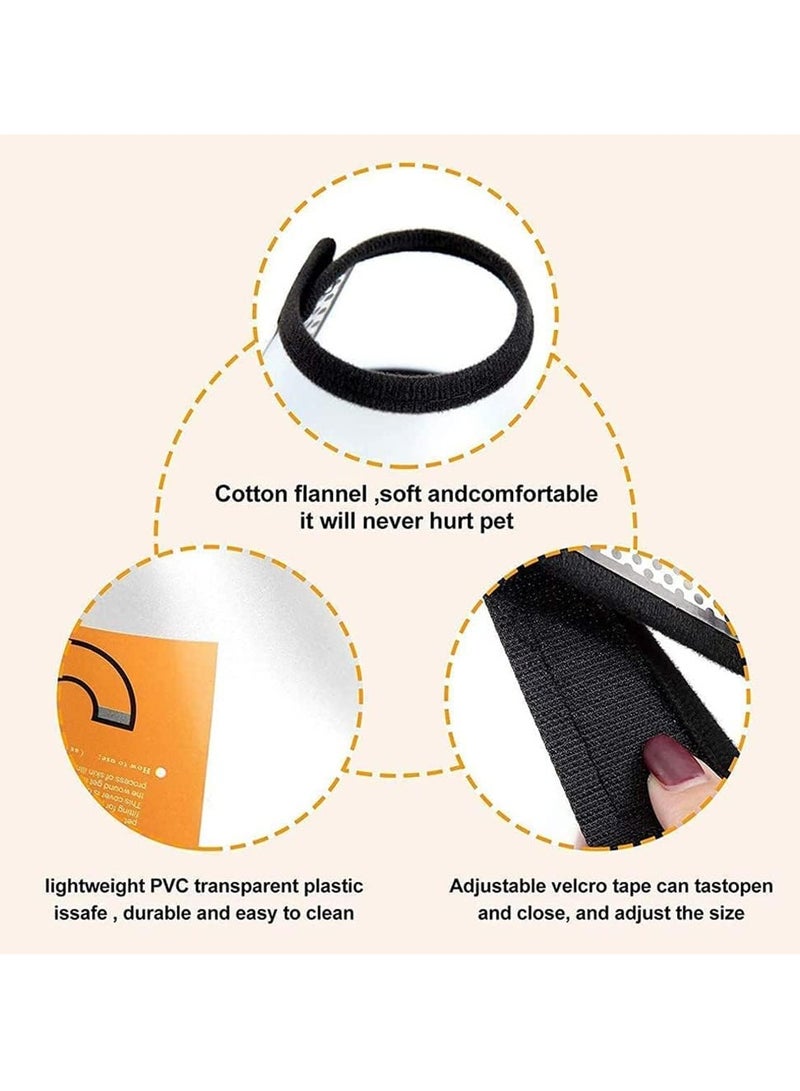 Senye Adjustable Velcro Recovery Cone for Dogs and Cats - Fits Necks Up to 17cm Girth, Comfortable Healing Aid  - Image 5