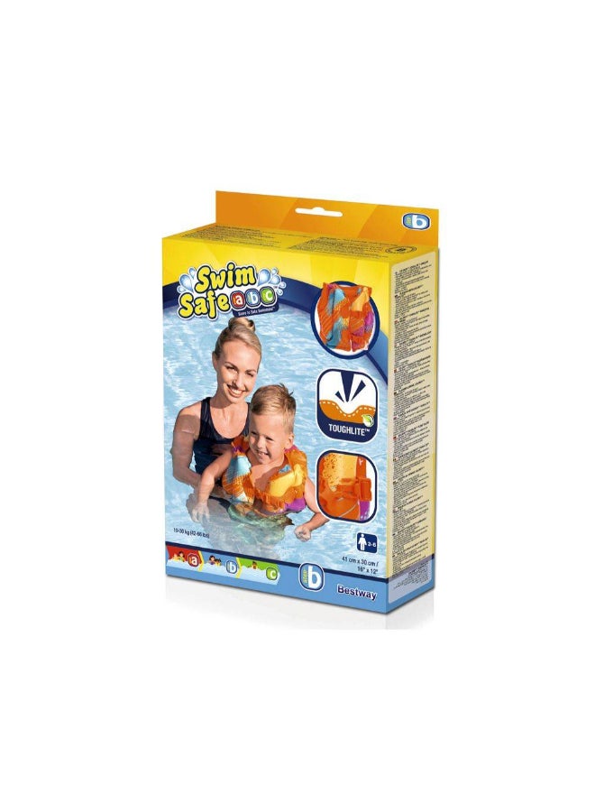 Bestway سترة السباحة القابلة للنفخ من بست واي سوييم سيف توغلايت (33 × 25 × 12.5 سم، برتقالي) - Image 1