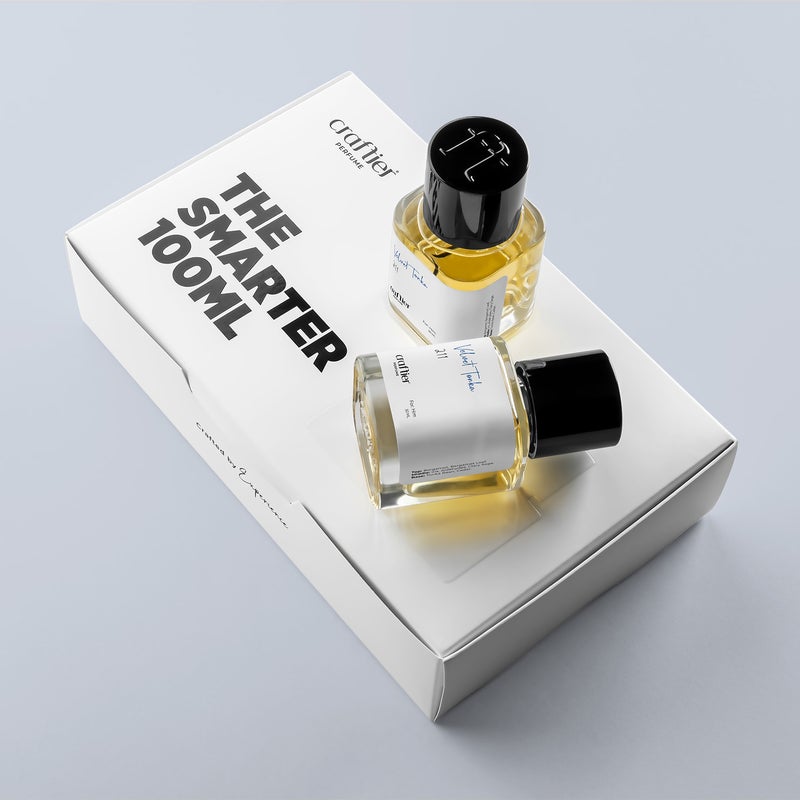 Craftier Perfume VELVET TONKA - Inspired of-AR. CODE PARFUM, Eau De Parfum For Men - SMART 100 (2 x 50ml) - Image 1