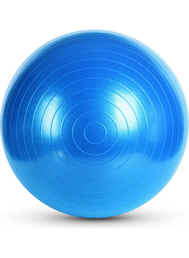 تومشو 65Cm Thickened Yoga Ball With Foot Pump For Stability Balance Pilates Physical Fitness Exercise Blue - Image 4