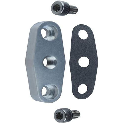 ICT Billet GT40-GT55 Billet Turbo Oil Supply Feed Flange Garrett T4 GT42 GT45 GT47 1/8"npt 551160 - Image 3