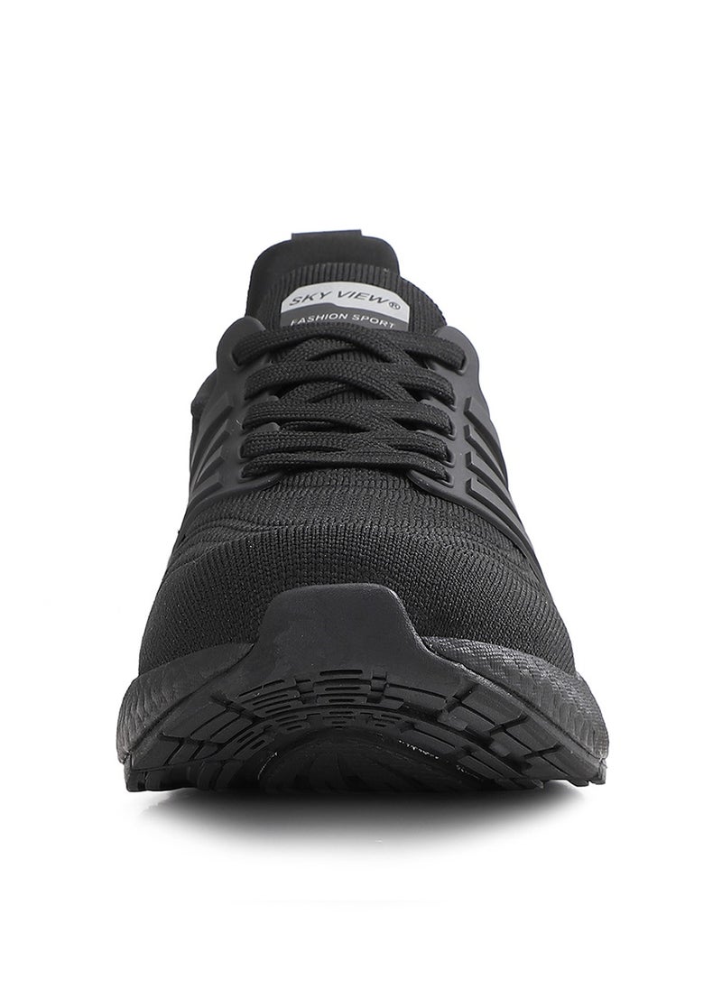 Sky View - Athlesiure Men's Running Shoes Tennis Fashion Sneakers For Men Walking Slip On Gym Workout Athletic Breathable Jogging Sport Casual Shoes Black - Image 1