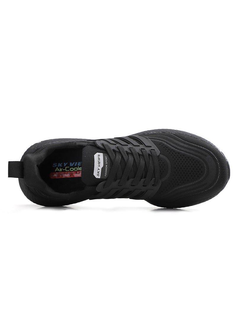 Sky View - Athlesiure Men's Running Shoes Tennis Fashion Sneakers For Men Walking Slip On Gym Workout Athletic Breathable Jogging Sport Casual Shoes Black - Image 1
