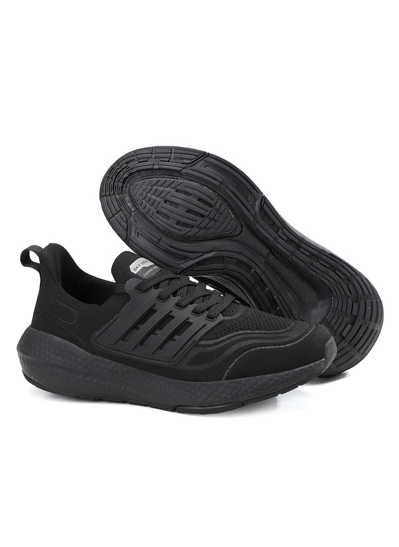 Sky View - Athlesiure Men's Running Shoes Tennis Fashion Sneakers For Men Walking Slip On Gym Workout Athletic Breathable Jogging Sport Casual Shoes Black - Image 1