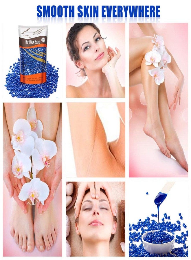 Plenteous حبيبات شمع الجسم الصلبة للبالغين من الجنسين، لإزالة الشعر بدون ألم، شمع برازيلي للوجه، الحواجب، الظهر، الصدر، منطقة البكيني، والساقين بسهولة في المنزل | متعدد الألوان | 100 غرام - Image 5