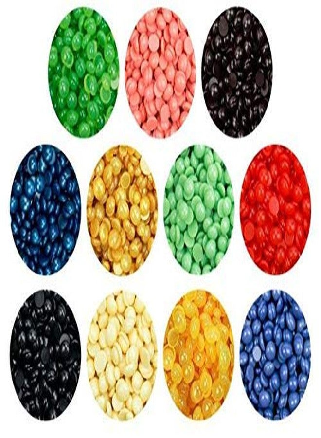 Plenteous حبيبات شمع الجسم الصلبة للبالغين من الجنسين، لإزالة الشعر بدون ألم، شمع برازيلي للوجه، الحواجب، الظهر، الصدر، منطقة البكيني، والساقين بسهولة في المنزل | متعدد الألوان | 100 غرام - Image 3