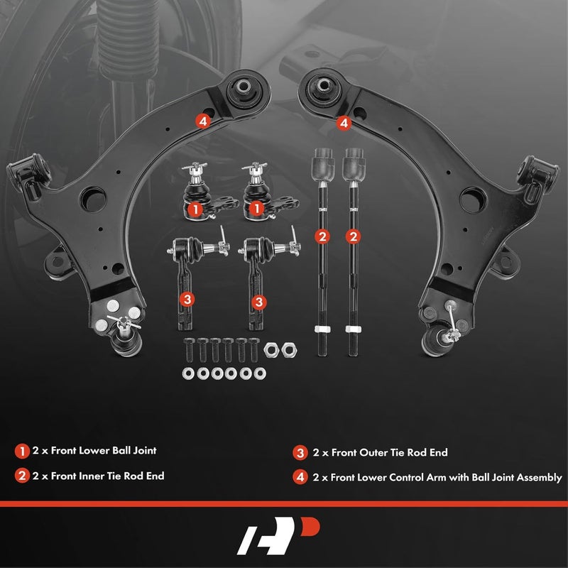 A-Premium 8Pcs Front Suspension Kit for Chevrolet Impala and Pontiac Grand Prix - Image 2