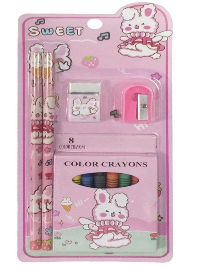 Returngifts- Pack of 12 Stationery sets for birthday return gifts for girls. Best Return gifts in bulk for kids party (Design 3) - Image 2