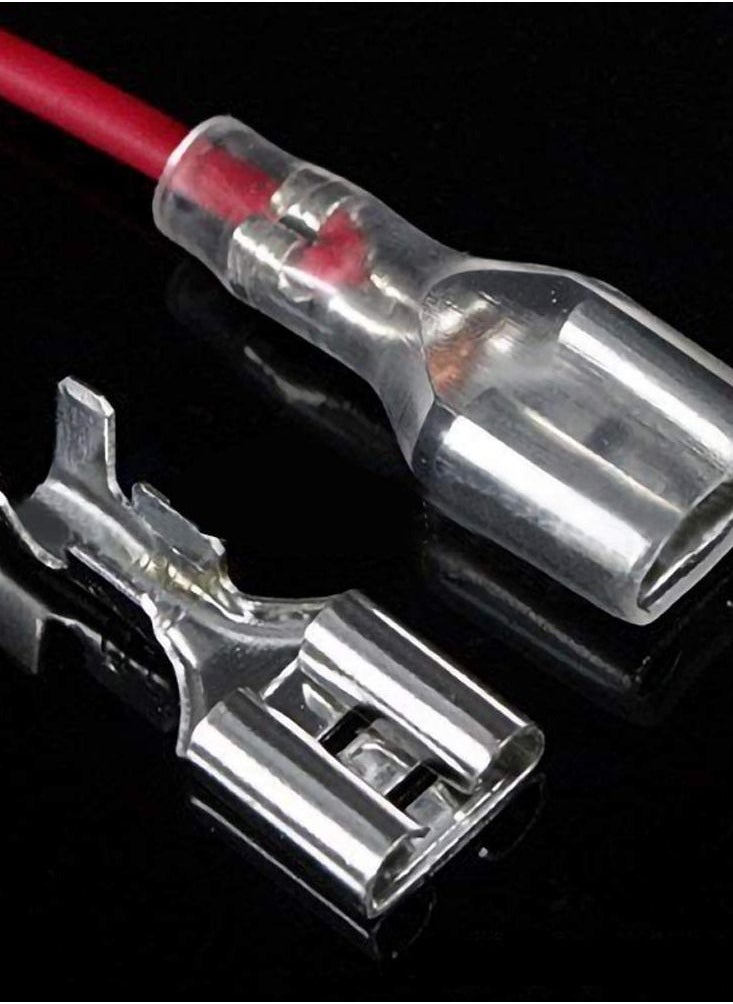 Y&D 270 Pieces Quick Connector Male Bus Spade Crimp Terminal Assortment Kit, 2.8/4.8/6.3mm Disconnect Kit for Electrical Wiring Car Audio Speakers  - Image 4