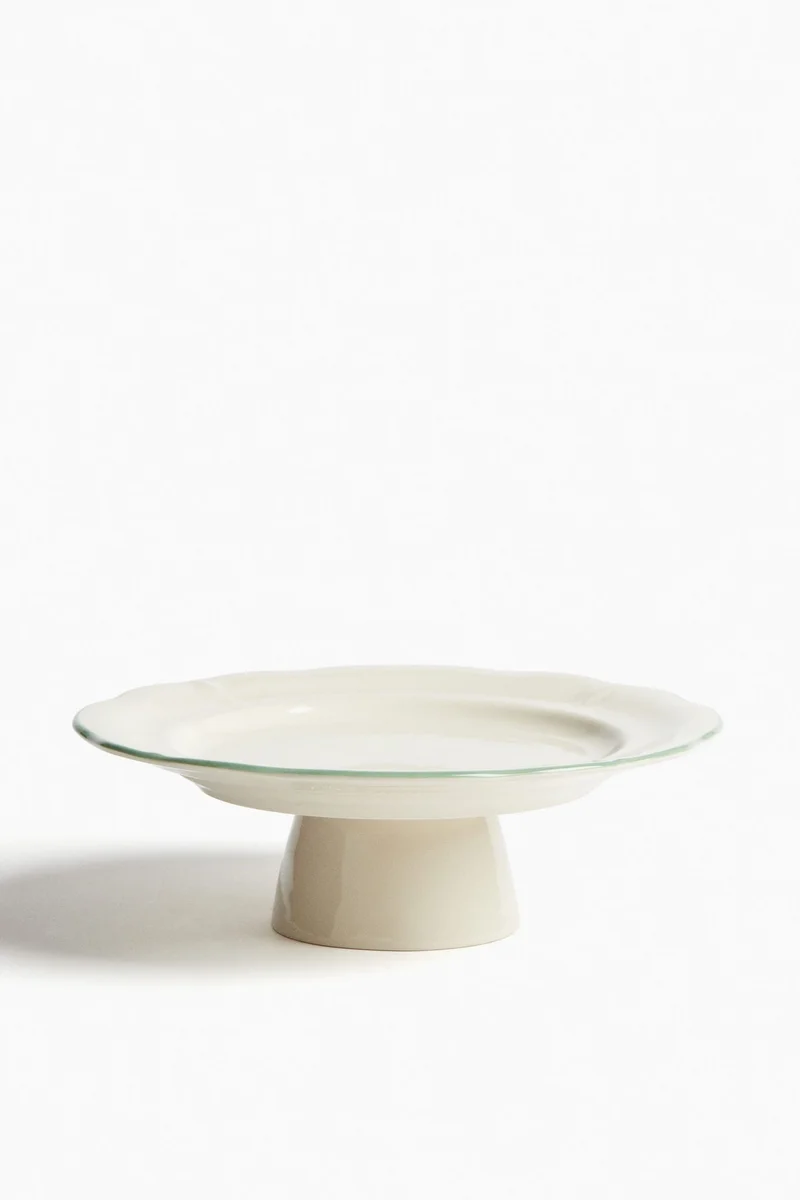 H&M Stoneware cake stand
