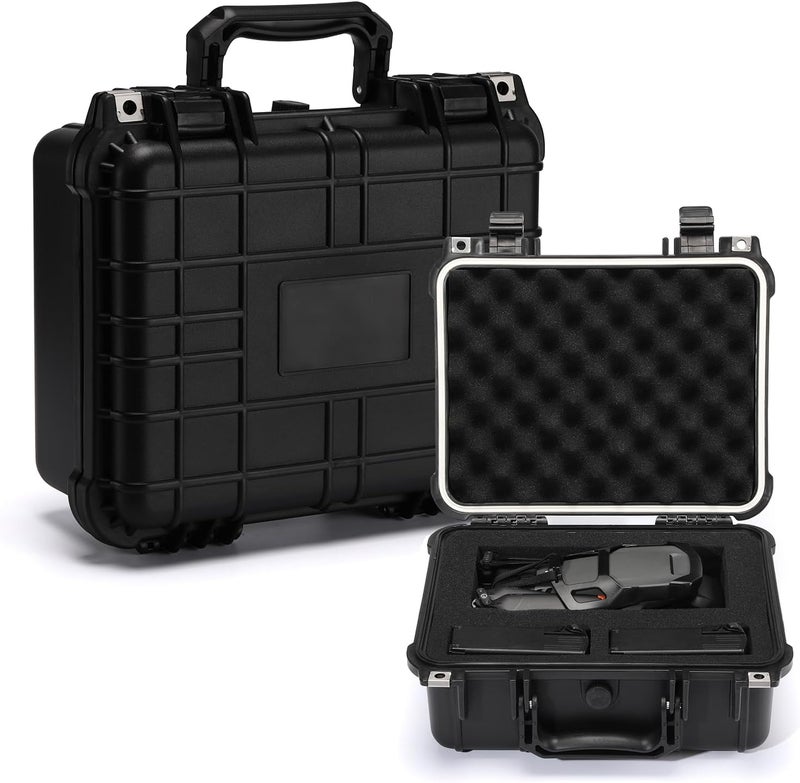 Mayouko 13.4" Waterproof Plastic Toolbox with Foam Insert, 13.4" x 11.6" x 6", IP67 Lockable Storage Box, Customizable Foam, Shockproof Hard Case Weatherproof Container, Protective Hard Camera Case - Image 1