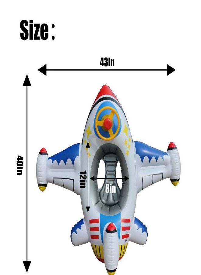 OLLULL Infant Floats for Pool, Inflatable Airplane Float for Toddler - Image 3