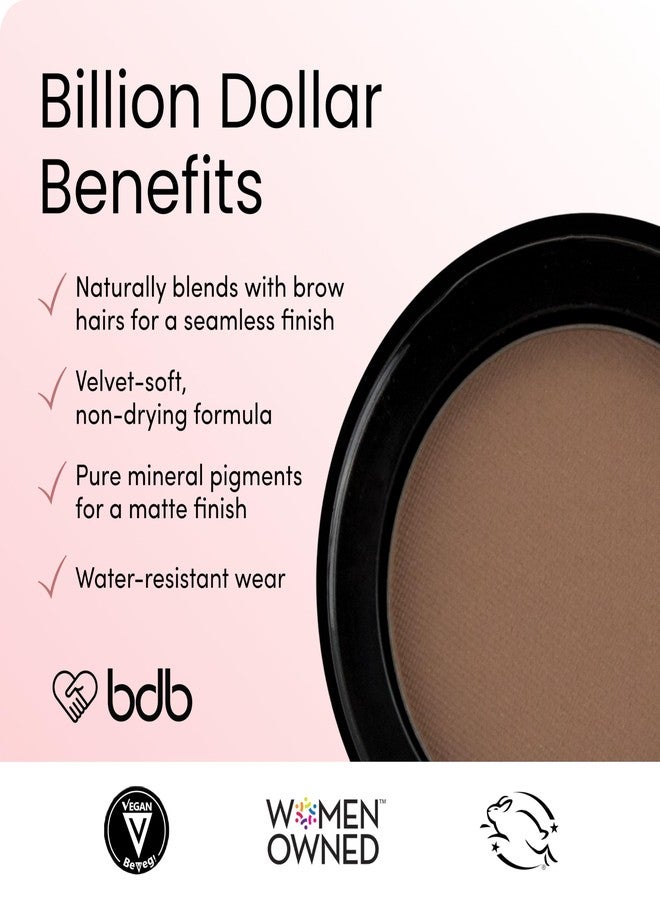 Billion Dollar Brows Eyebrow Powder, Blonde - Velvet Smooth Pressed Brow Filler - Buildable Water-Resistant Formula for Full Fluffy Brows - Vegan & Cruelty-Free Eye Makeup - 0.07 oz - Image 4