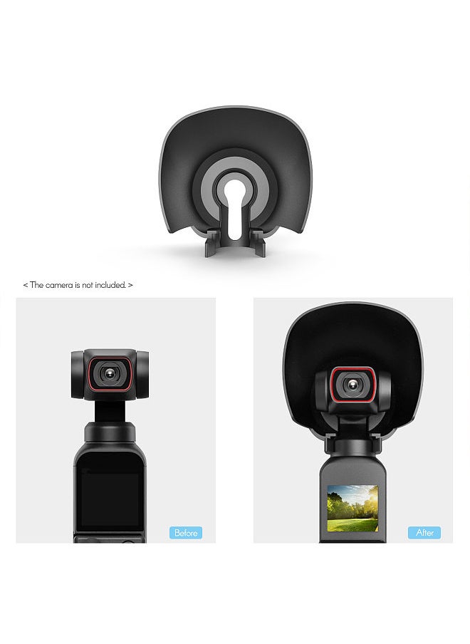 STARTRC Multifunctional Camera Accessories Kit Lens Protective Cover + Lens Sun Hood + Adapter Holder Replacement for DJI Pocket 2  - Image 4