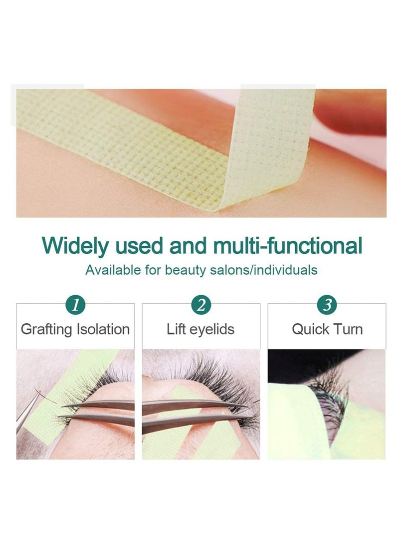 Breathable Medical Lash Tape in Green and Pink for Eyelash Extensions 6 Rolls of Hypoallergenic Micropore Adhesive Tape - Image 2