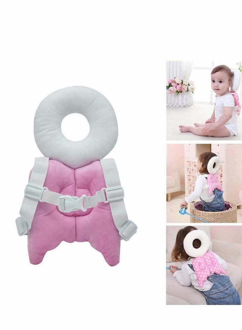 KASTWAVE Baby Head Protection, Backpack Anti-Fall Headrest Pad Unicorn Bee Shape Protection Pillow Soft Infant Safety Walkers Protective Cute Adjustable Cap - Image 4