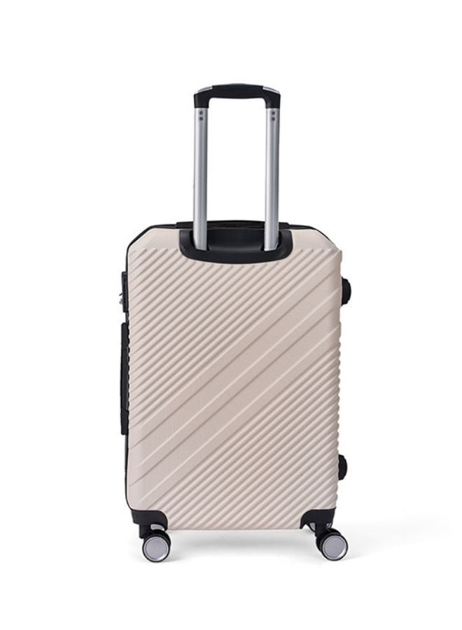 ليمرا طقم شنط سفر مكون من 3 حقائب أمتعة لون بيج / أسود - Image 4